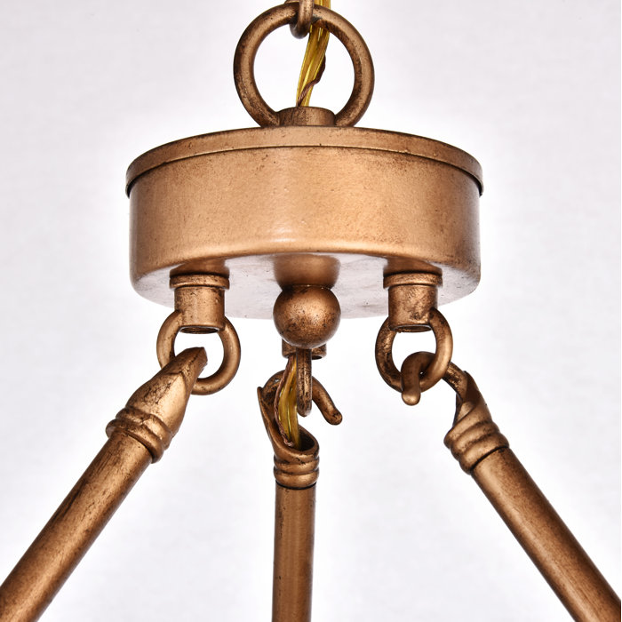 Andover Mills™ Pickensville 6 Light Dimmable Wagon Wheel Chandelier & Reviews Wayfair